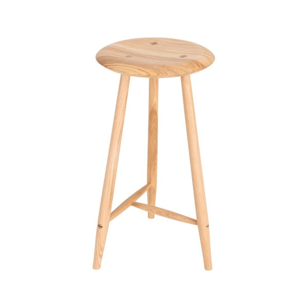 Natúr színű tölgyfa bárszék (ülésmagasság 65 cm) Blanc – Gazzda-image-3