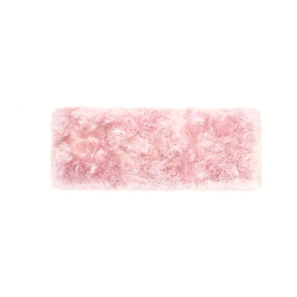 Zealand Long rózsaszín bárányszőrme szőnyeg, 190 x 70 cm - Royal Dream