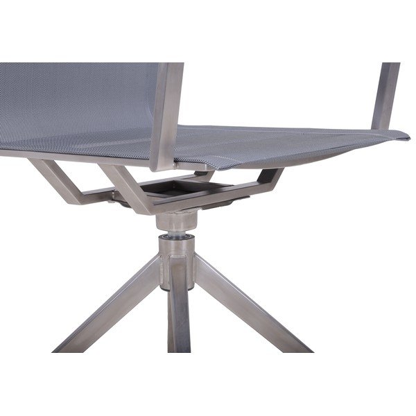 Szürke fém kerti szék Salida – Garden Pleasure-image-4