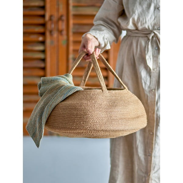 Juta tárolókosár ø 44x33 cm Nomie – Bloomingville-image-1