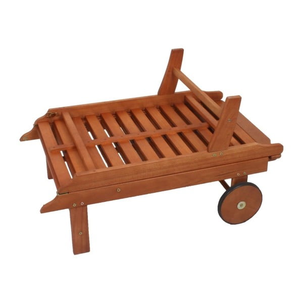 Palm Springs összecsukható eukaliptuszfa napozóágy - Garden Pleasure-image-4