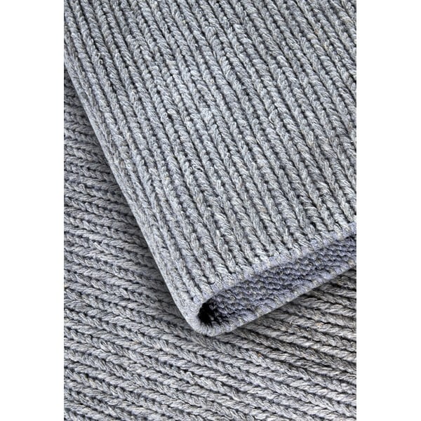 Szürke kézi szövésű gyapjú futószőnyeg 80x200 cm Francois – Villeroy&Boch-image-3