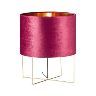 Aura lila asztali lámpa, magasság 43 cm - Fischer & Honsel