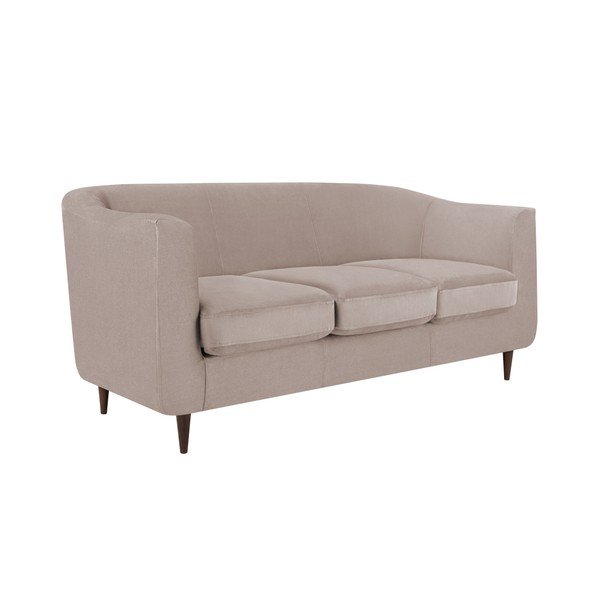 Glam bézs bársonykanapé,175 cm - Kooko Home-image-4