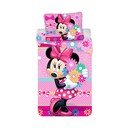 Egyszemélyes pamut gyerek ágyneműhuzat 140x200 cm Minnie – Jerry Fabrics