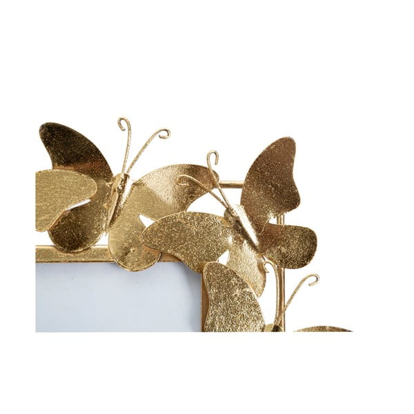 Aranyszínű fém álló képkeret 35x38 cm Butterfly – Mauro Ferretti-image-4