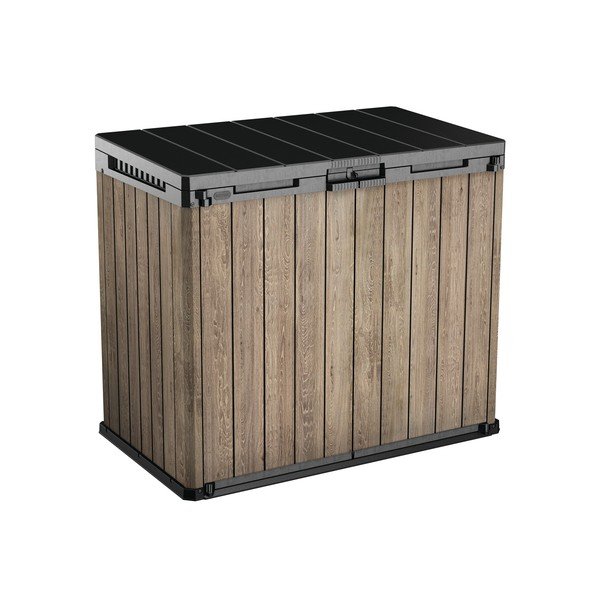Barna műanyag kerti tárolódoboz Deco – Keter