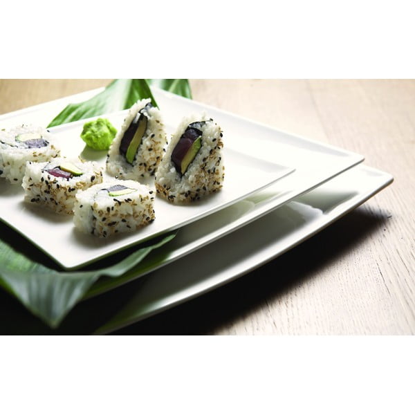 East Meets West fehér porcelán tányér, 36,5 x 18 cm - Maxwell & Williams-image-2