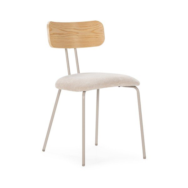 Bézs-natúr színű kárpitozott étkezőszék Olimpia – MOME