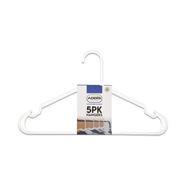 Műanyag vállfa szett 5 db-os – Addis-image-2