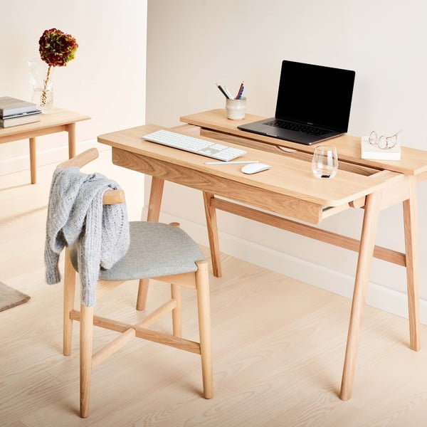 Íróasztal tölgyfa asztallappal 110x55.5 cm Home - Hammel Furniture-image-1