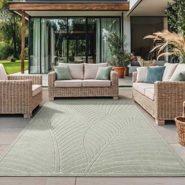 Zöld kültéri-beltéri szőnyeg 120x170 cm Nova 1203 – Ayyildiz Carpets-image-1
