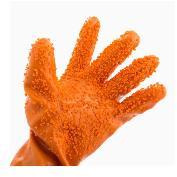 Narancssárga zöldségtisztító kesztyű - InnovaGoods-image-2