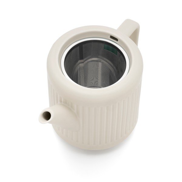 Fehér porcelán teáskanna szűrővel 1,2 l Skagen – Bredemeijer-image-4