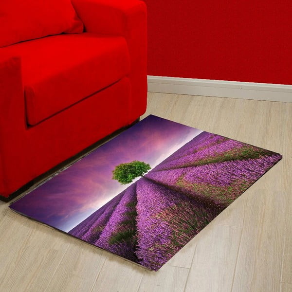 Lavender Field vinil szőnyeg, 52 x 75 cm-image-1