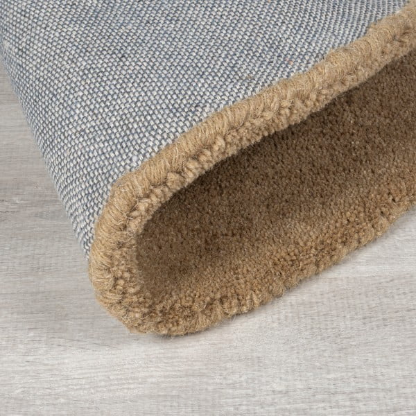 Szürkésbézs kézi szövésű gyapjú szőnyeg 200x290 cm Mia Ellipse – Flair Rugs-image-3