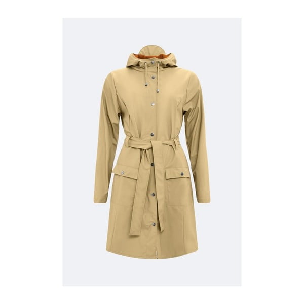 Curve Jacket bézs női vízálló kabát, méret: M / L - Rains