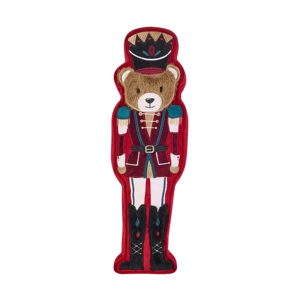 Díszpárna karácsonyi mintával 20x30 cm Christmas Nutcracker Bear – Catherine Lansfield