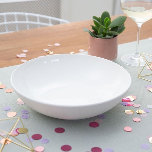 Uni fehér szervírozó porcelántányér, ⌀ 26 cm - Villeroy & Boch-image-1