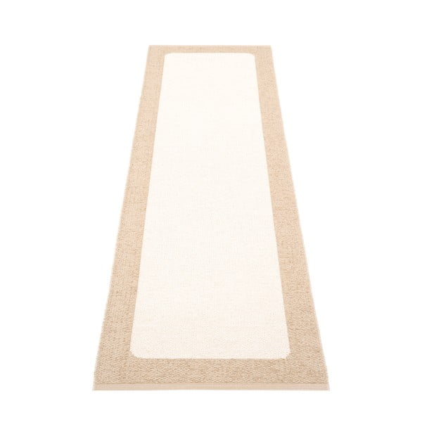 Bézs-krémszínű kültéri-beltéri futószőnyeg 70x240 cm Ilda Beige – Pappelina