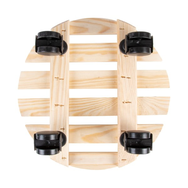 Fa gurulós virágállvány ø 29 cm (magasság 8 cm) Indoor & Outdoor – Esschert Design-image-3