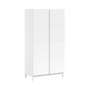 Fehér gyerek ruhásszekrény 99x196x58 cm Eva – Vipack