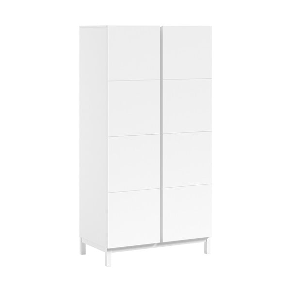 Fehér gyerek ruhásszekrény 99x196x58 cm Eva – Vipack