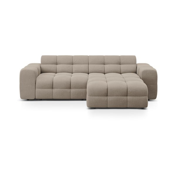 Barna sarokkanapé (jobb oldali-heverő résszel) Kendal – Micadoni 