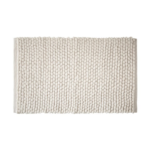 Fehér fürdőszobai kilépő 50x80 cm Aspen Bobble – Bianca