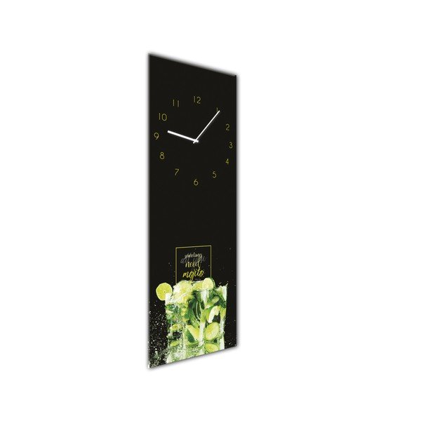 Glassclock Mojito falióra, 20 x 60 cm - Styler-image-2