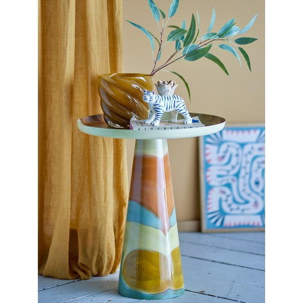 Fém kerek tárolóasztal ø 45,5 cm Brooke – Bloomingville-image-1