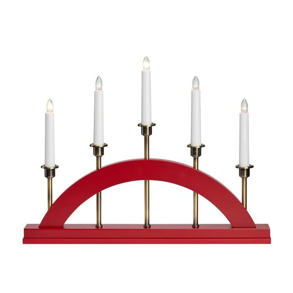 Piros karácsonyi fénydekoráció Bridge – Markslöjd-image-4