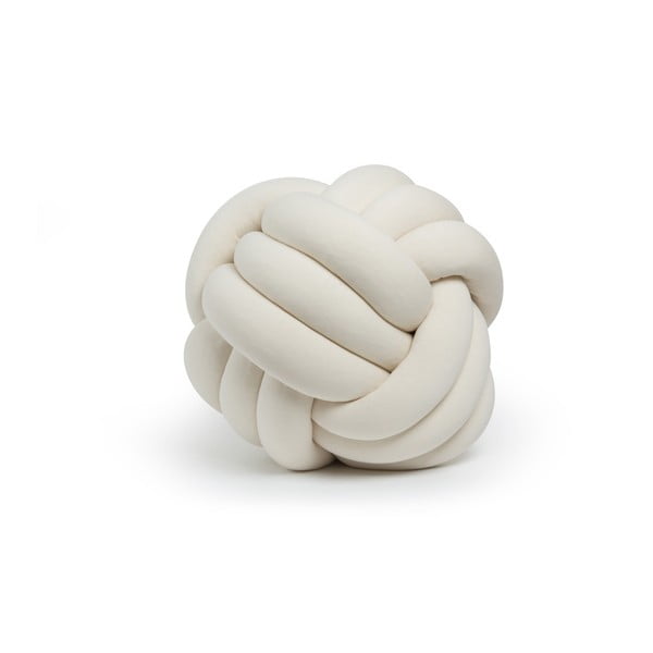 Knot Decorative Cushion világosbézs díszpárna, ⌀ 45 cm