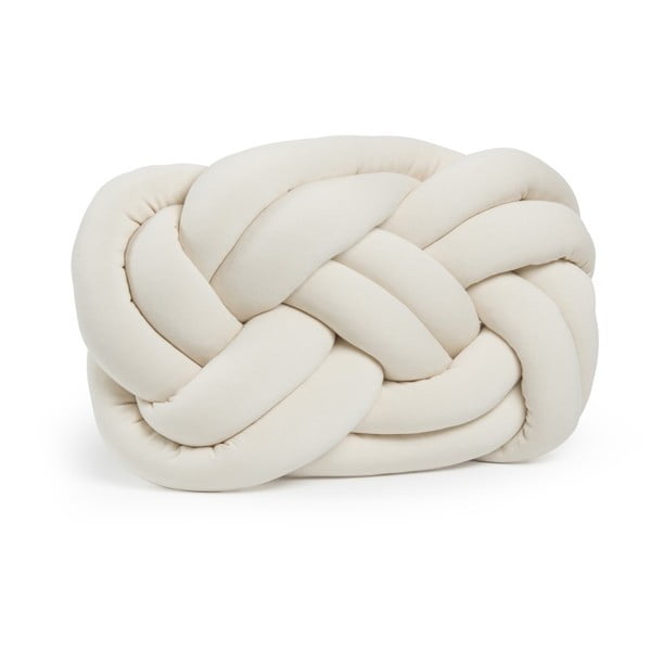 Cloud Knot Decorative Cushion világosbézs párna, 40 x 32 cm