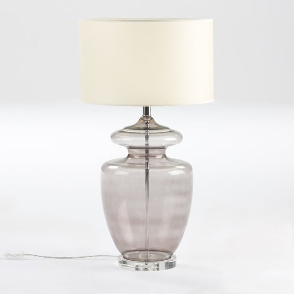 Üveg asztali lámpa, búra nélkül, magasság 57 cm - Thai Natura