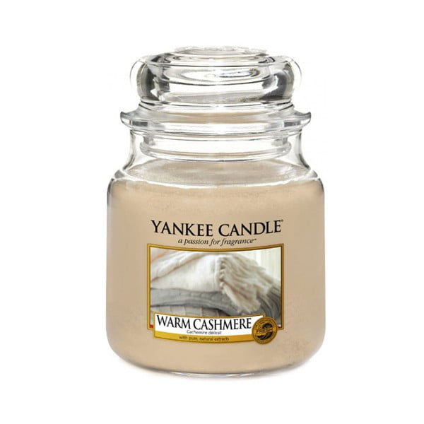 Meleg kasmír illatgyertya, égési idő 65-90 óra - Yankee Candle