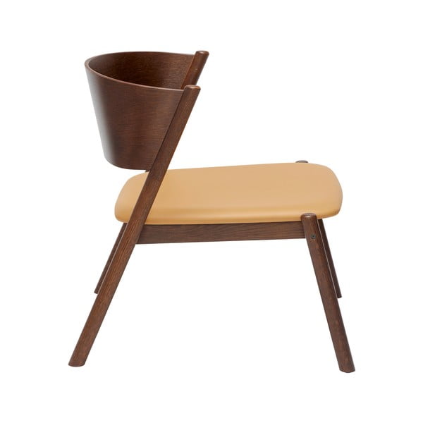 Sötétbarna fotel Oblique – Hübsch-image-2