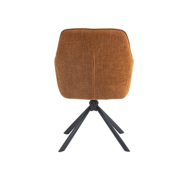 Narancssárga kárpitozott étkezőfotel szett 2 db-os Avola – Unique Furniture-image-2