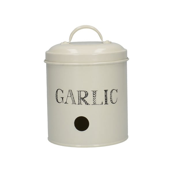 Stir It Up Garlic fém fokhagyma tartó doboz, ⌀ 11 cm