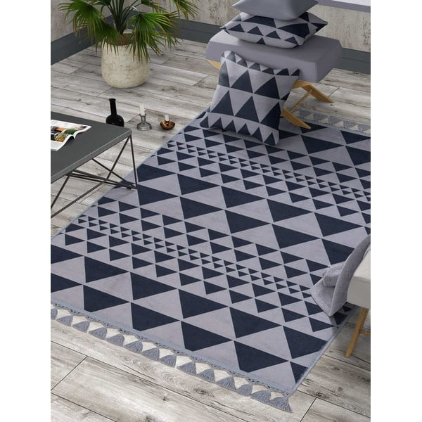 Szürke mosható szőnyeg 180x120 cm - Vitaus-image-1