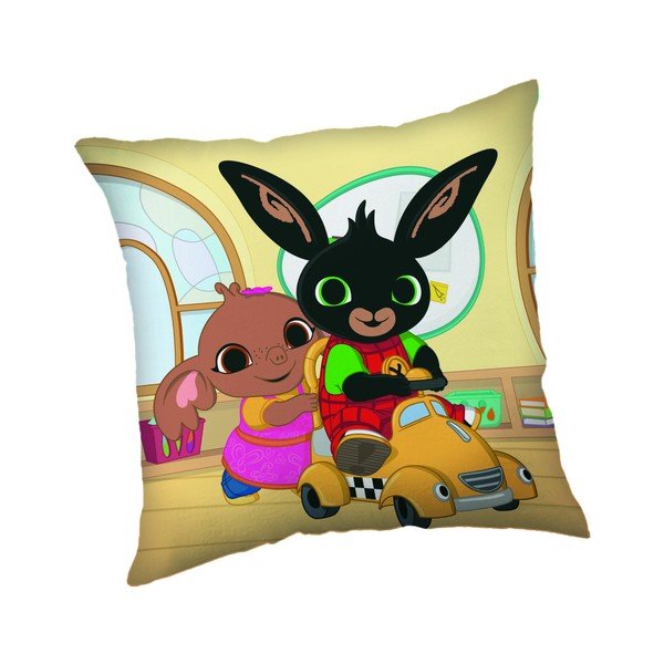 Gyerek párna 40x40 cm Králíček Bing Let´s Play – Jerry Fabrics