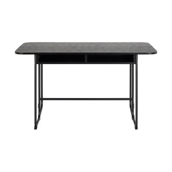 Fekete étkezőasztal 80x140 cm Darlington – Actona