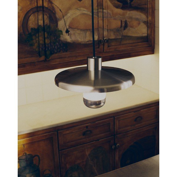 Ezüstszínű függőlámpa fém búrával Nuvira – Kave Home-image-2