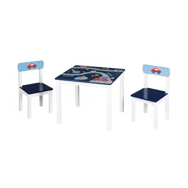 Gyerek bútor szett 3 db-os Rennfahrer – Roba