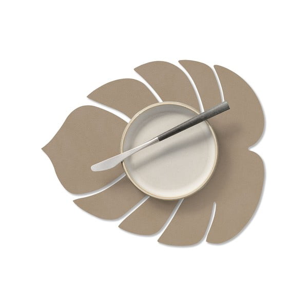 Öko bőr tányéralátét 22x26 cm Monstera Leaf Nupo – LIND DNA-image-1