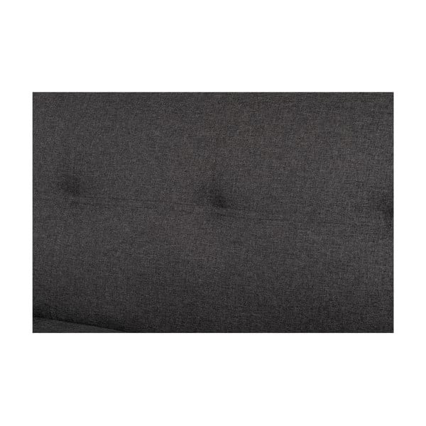 Ozzie sötétszürke kinyitható kanapé, szürke lábakkal - Debut-image-4