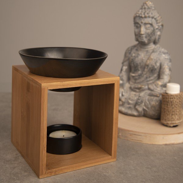 Porcelán aromalámpa Black – Orion-image-1