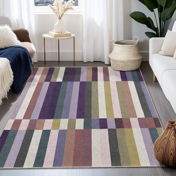 Lila mosható szőnyeg 60x100 cm Purple Rain – Mila Home-image-4