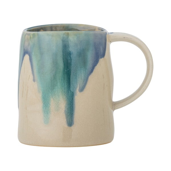 Kék-bézs agyagkerámia bögre 450 ml Yori – Bloomingville