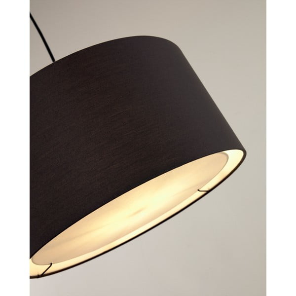 Fekete lámpabúra ø 40 cm Santana – Kave Home-image-1